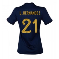 Ženski Nogometni dresi Francija Lucas Hernandez #21 Domači SP 2022 Kratek Rokav